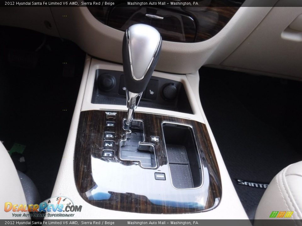 2012 Hyundai Santa Fe Limited V6 AWD Sierra Red / Beige Photo #19