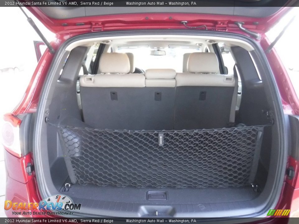 2012 Hyundai Santa Fe Limited V6 AWD Sierra Red / Beige Photo #24