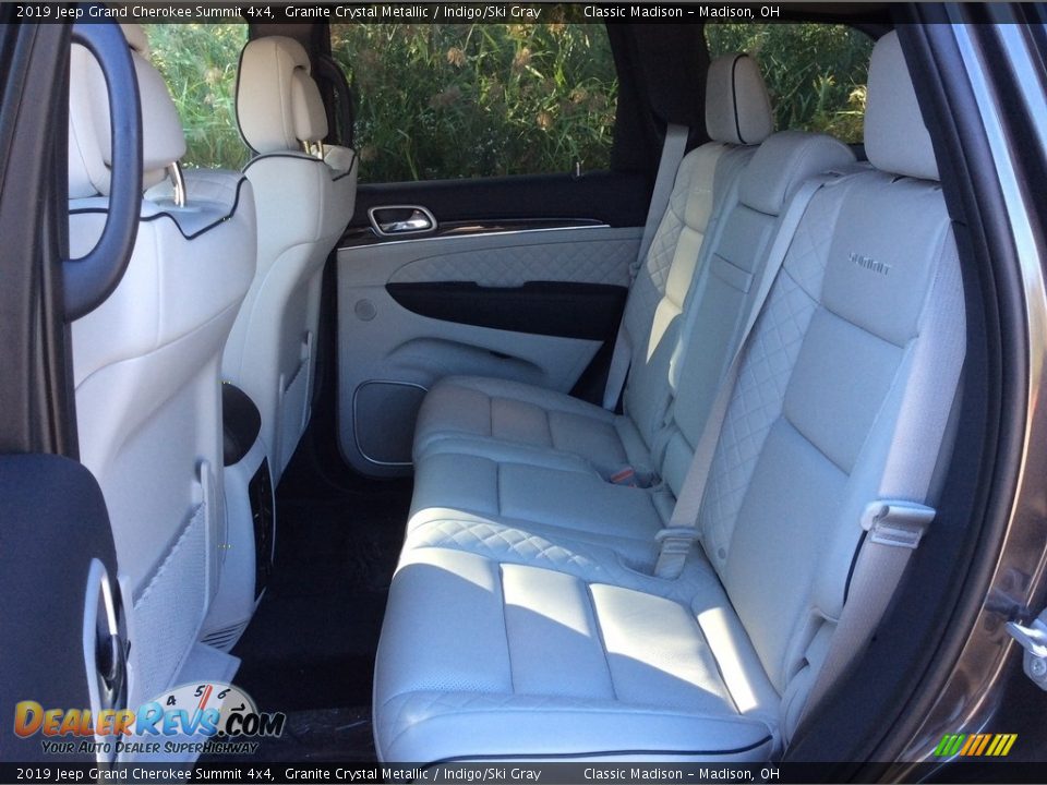 Rear Seat of 2019 Jeep Grand Cherokee Summit 4x4 Photo #16