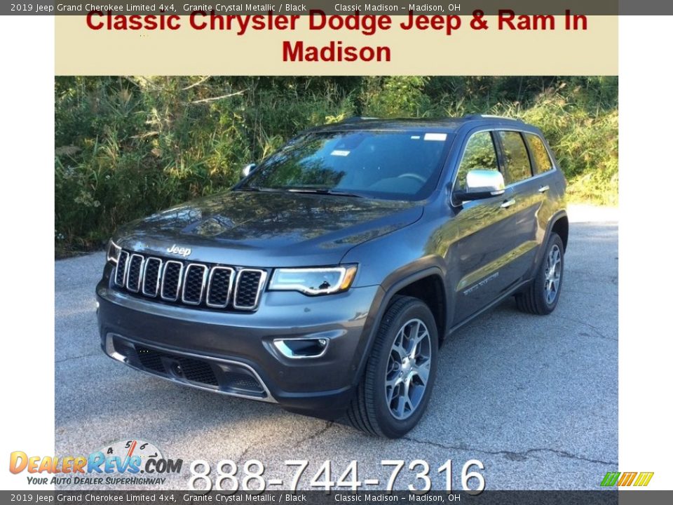 2019 Jeep Grand Cherokee Limited 4x4 Granite Crystal Metallic / Black Photo #1
