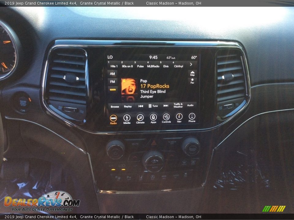 2019 Jeep Grand Cherokee Limited 4x4 Granite Crystal Metallic / Black Photo #14