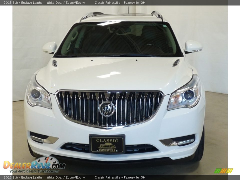 2015 Buick Enclave Leather White Opal / Ebony/Ebony Photo #4