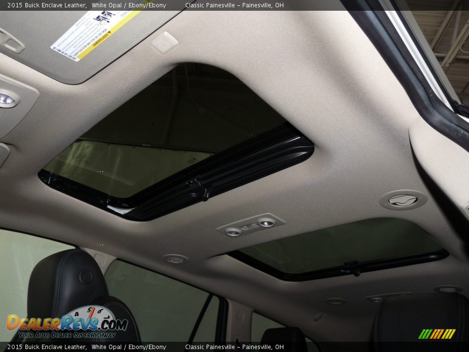 2015 Buick Enclave Leather White Opal / Ebony/Ebony Photo #7