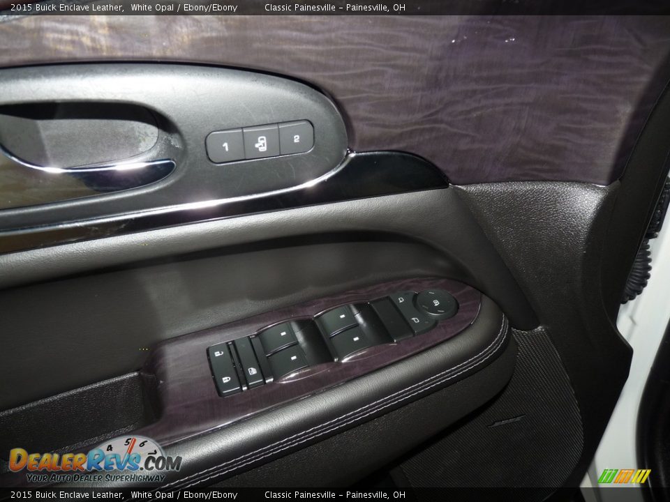 2015 Buick Enclave Leather White Opal / Ebony/Ebony Photo #12