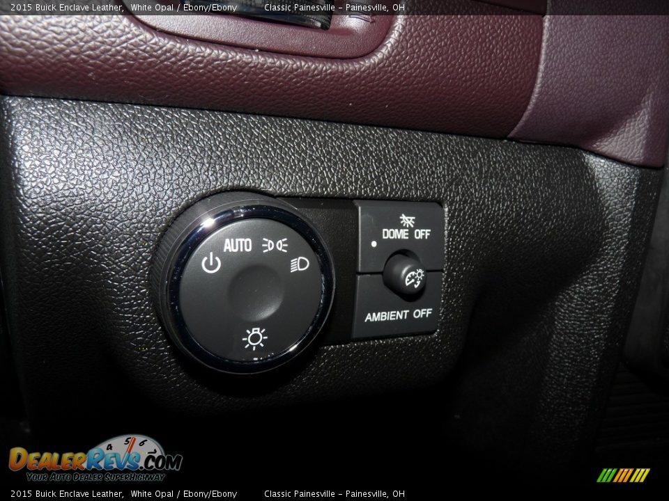 2015 Buick Enclave Leather White Opal / Ebony/Ebony Photo #13