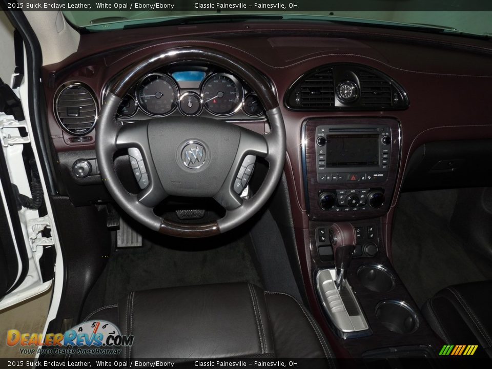 2015 Buick Enclave Leather White Opal / Ebony/Ebony Photo #14