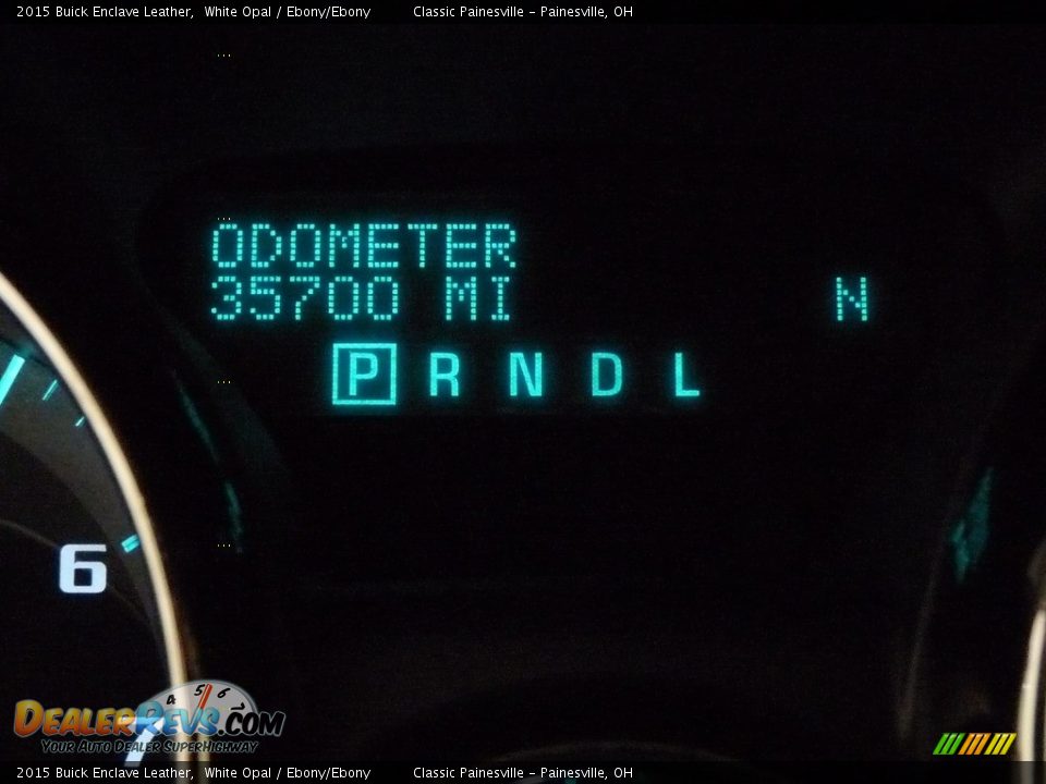 2015 Buick Enclave Leather White Opal / Ebony/Ebony Photo #17