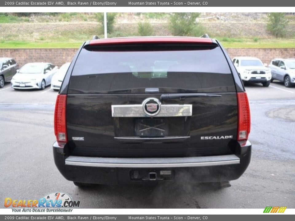 2009 Cadillac Escalade ESV AWD Black Raven / Ebony/Ebony Photo #5