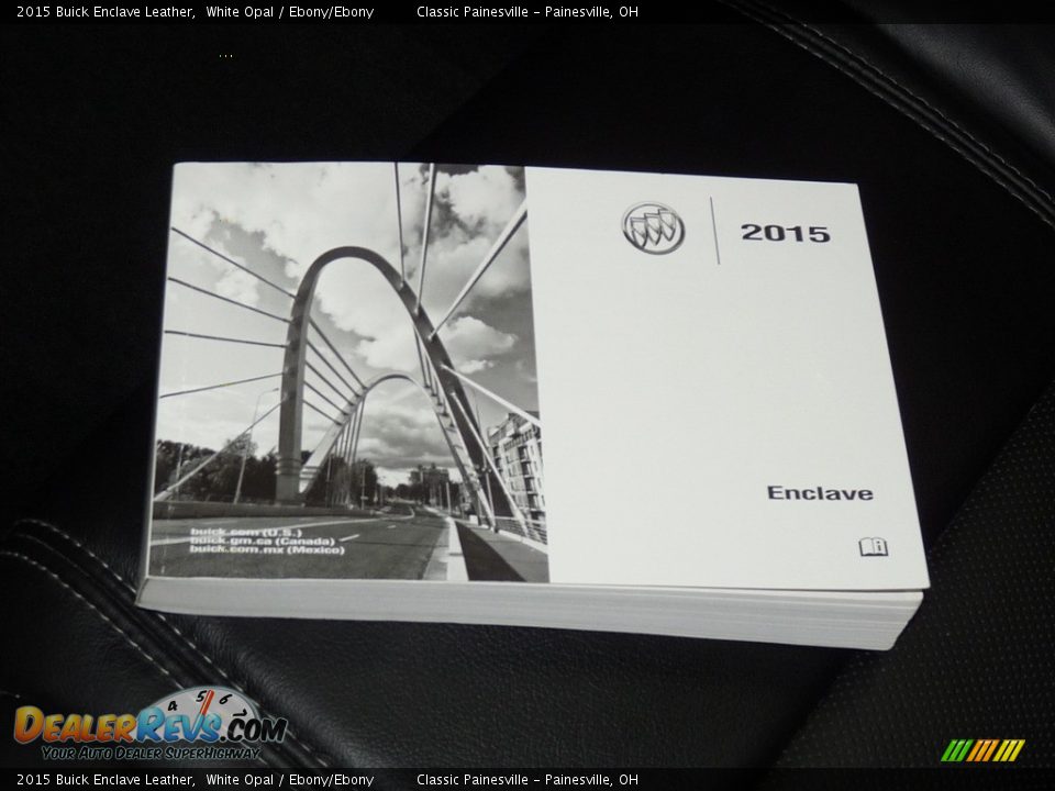 2015 Buick Enclave Leather White Opal / Ebony/Ebony Photo #18