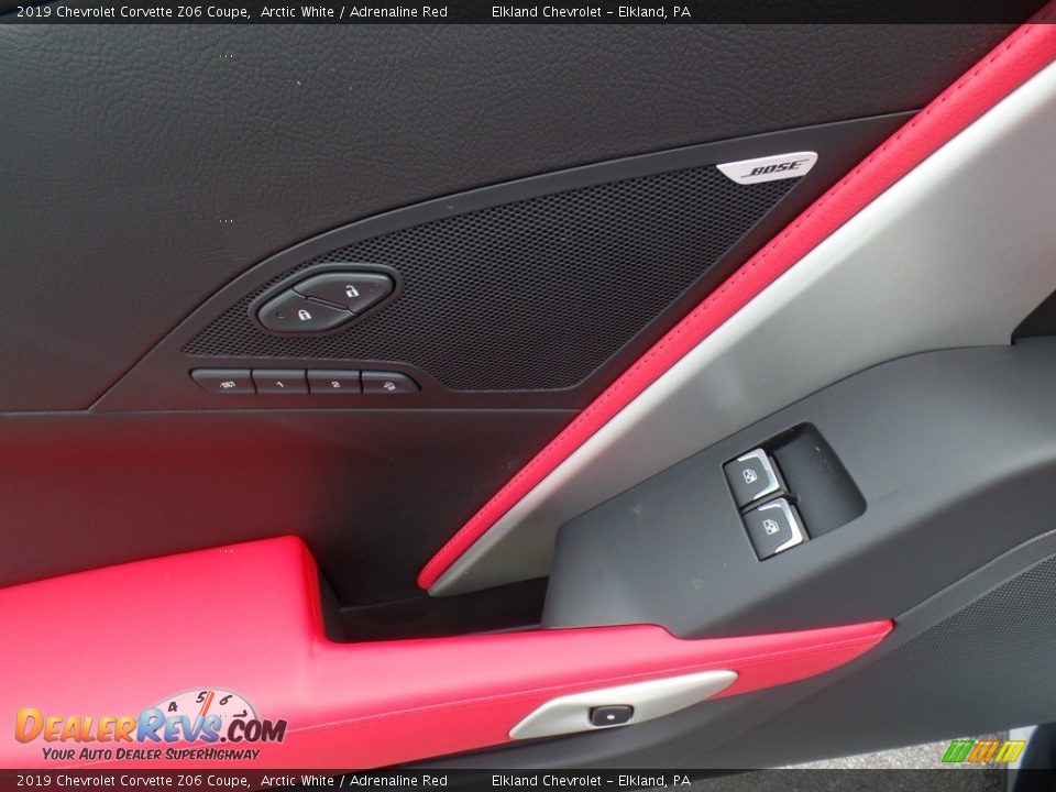 2019 Chevrolet Corvette Z06 Coupe Arctic White / Adrenaline Red Photo #20