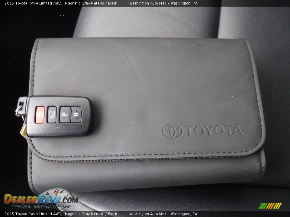 2015 Toyota RAV4 Limited AWD Magnetic Gray Metallic / Black Photo #28
