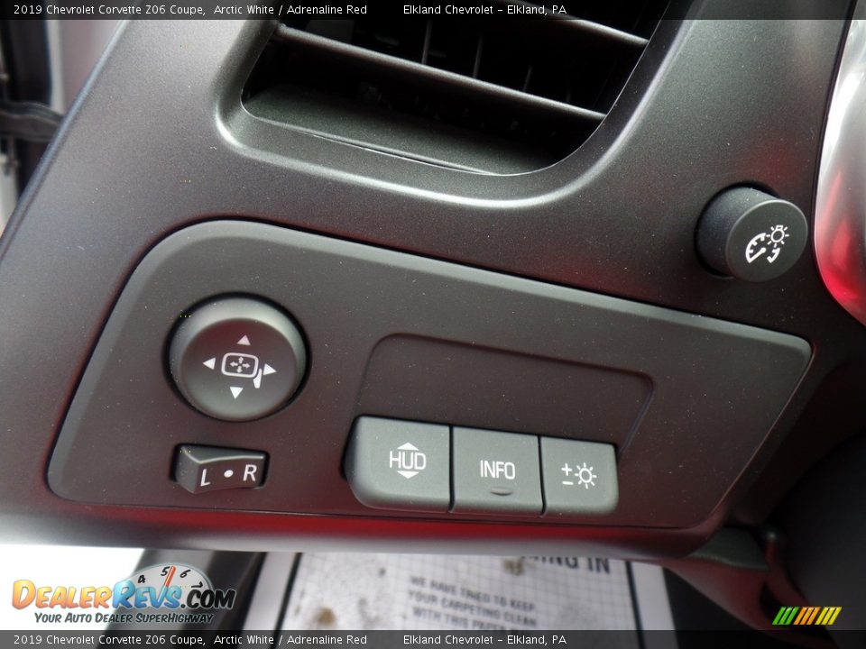 2019 Chevrolet Corvette Z06 Coupe Arctic White / Adrenaline Red Photo #28
