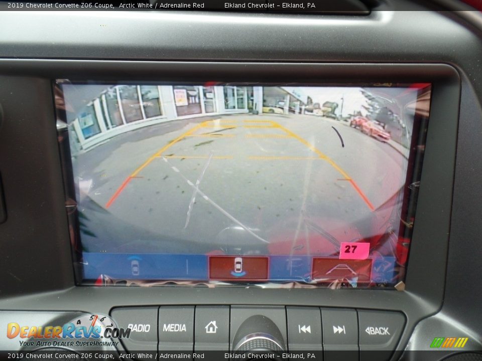 2019 Chevrolet Corvette Z06 Coupe Arctic White / Adrenaline Red Photo #34