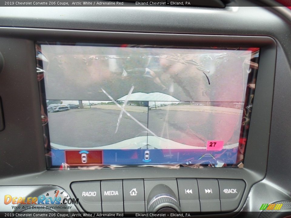 2019 Chevrolet Corvette Z06 Coupe Arctic White / Adrenaline Red Photo #35