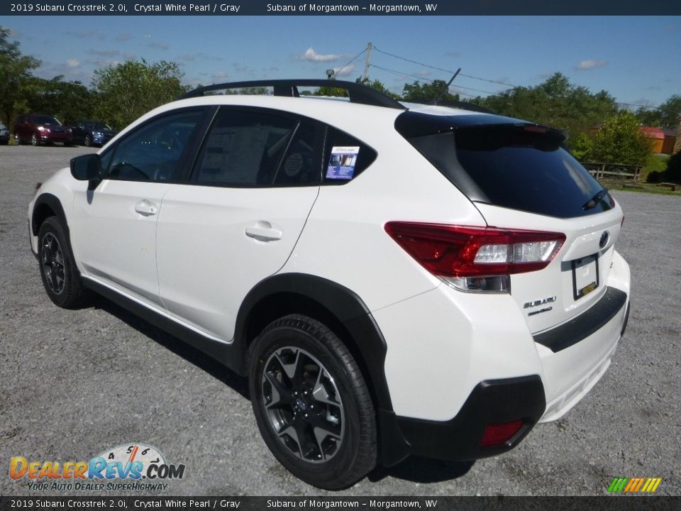 2019 Subaru Crosstrek 2.0i Crystal White Pearl / Gray Photo #3