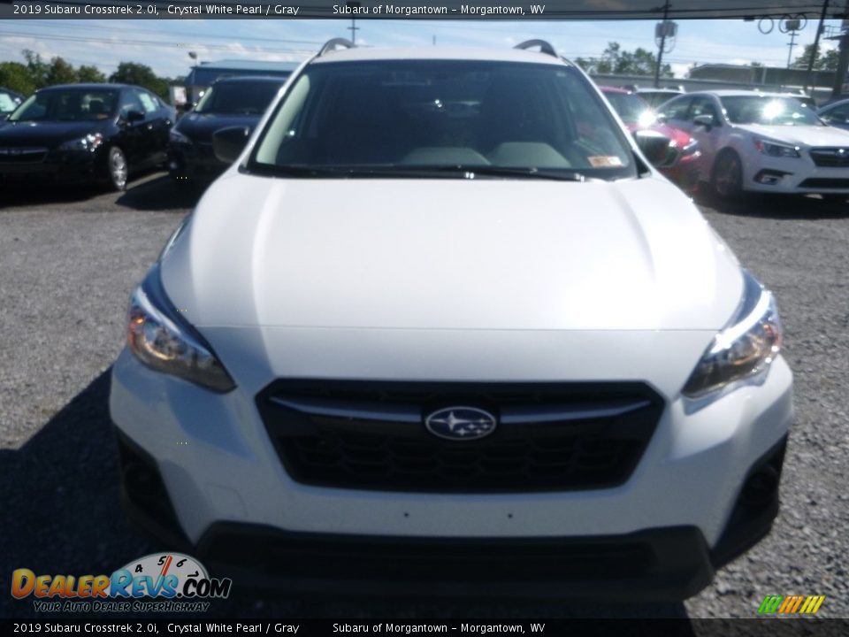 2019 Subaru Crosstrek 2.0i Crystal White Pearl / Gray Photo #8