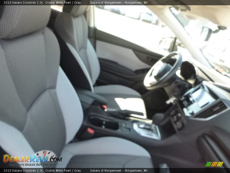 2019 Subaru Crosstrek 2.0i Crystal White Pearl / Gray Photo #9