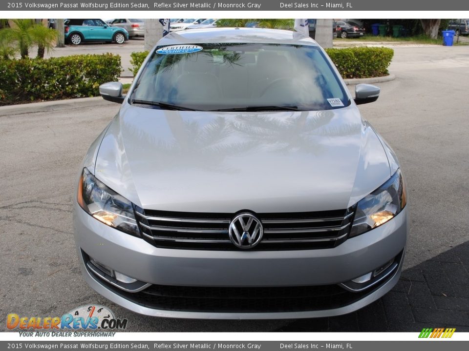 2015 Volkswagen Passat Wolfsburg Edition Sedan Reflex Silver Metallic / Moonrock Gray Photo #3