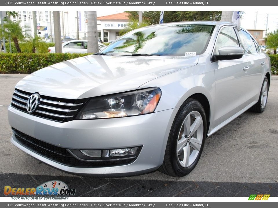 2015 Volkswagen Passat Wolfsburg Edition Sedan Reflex Silver Metallic / Moonrock Gray Photo #5