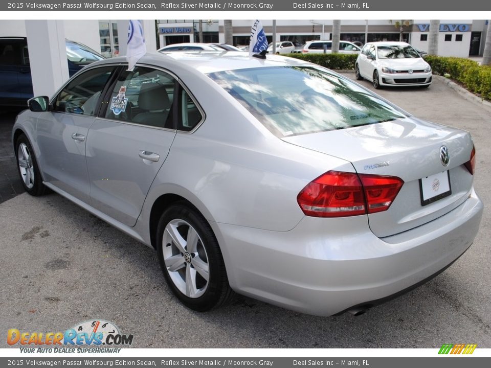 2015 Volkswagen Passat Wolfsburg Edition Sedan Reflex Silver Metallic / Moonrock Gray Photo #6