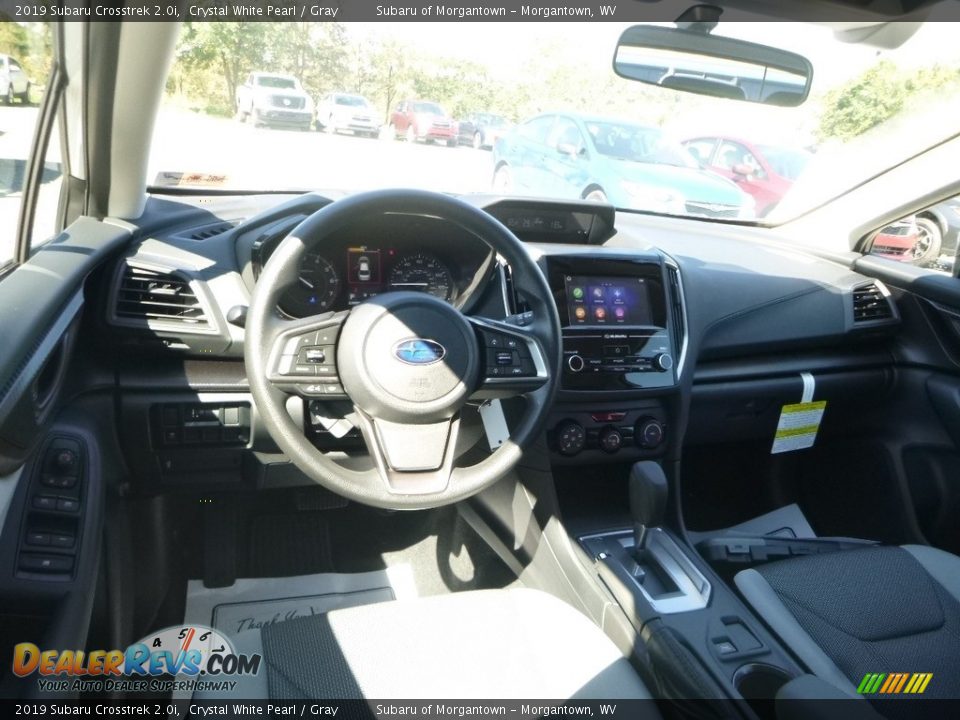 2019 Subaru Crosstrek 2.0i Crystal White Pearl / Gray Photo #12