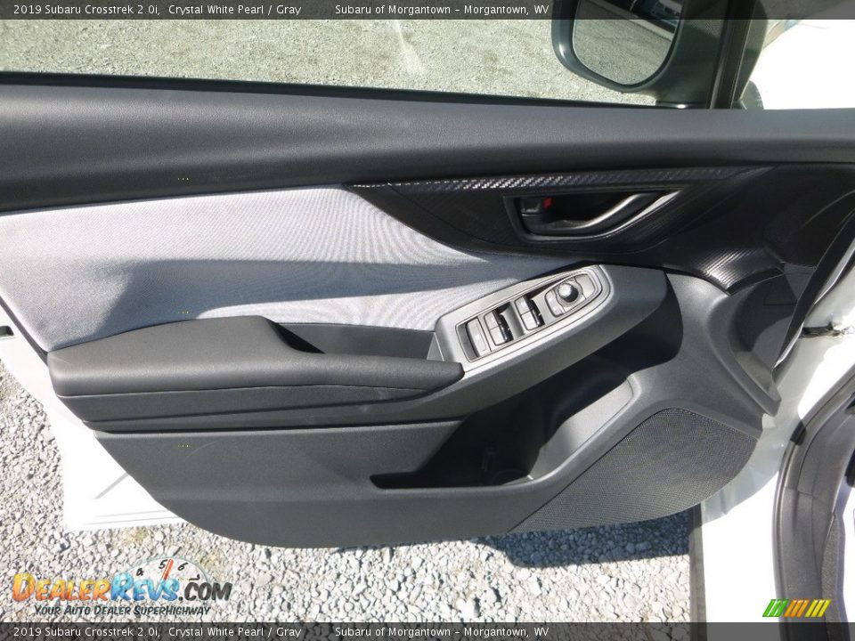 2019 Subaru Crosstrek 2.0i Crystal White Pearl / Gray Photo #13