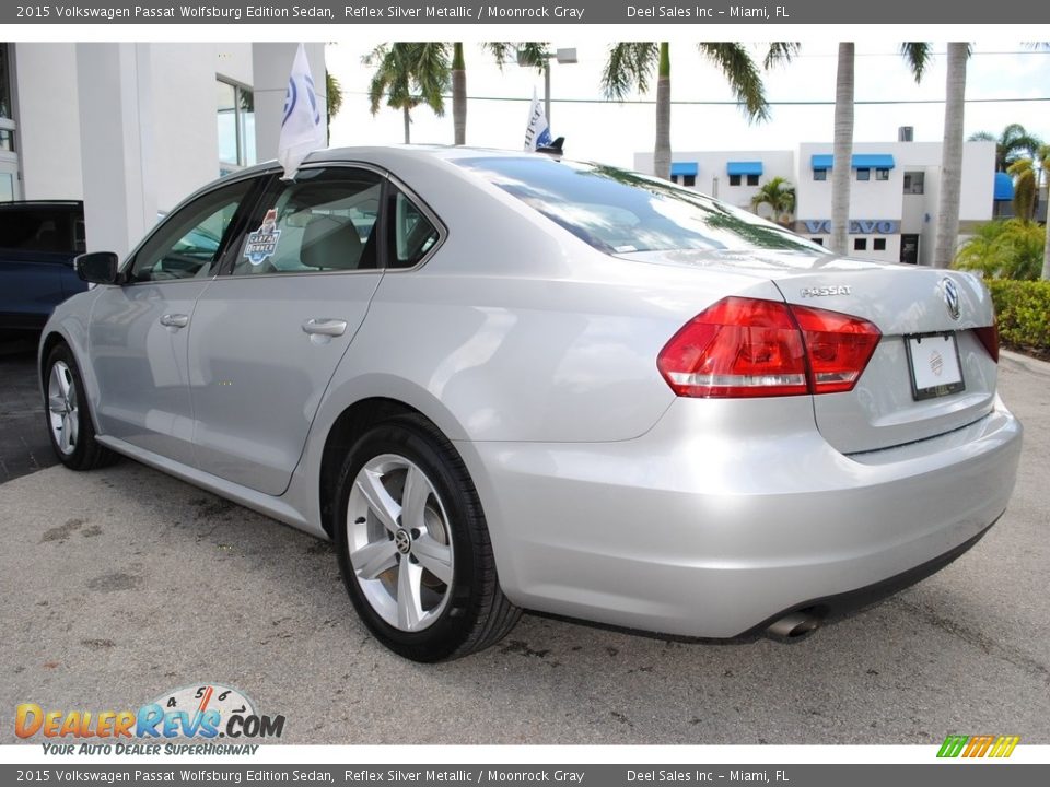 2015 Volkswagen Passat Wolfsburg Edition Sedan Reflex Silver Metallic / Moonrock Gray Photo #7