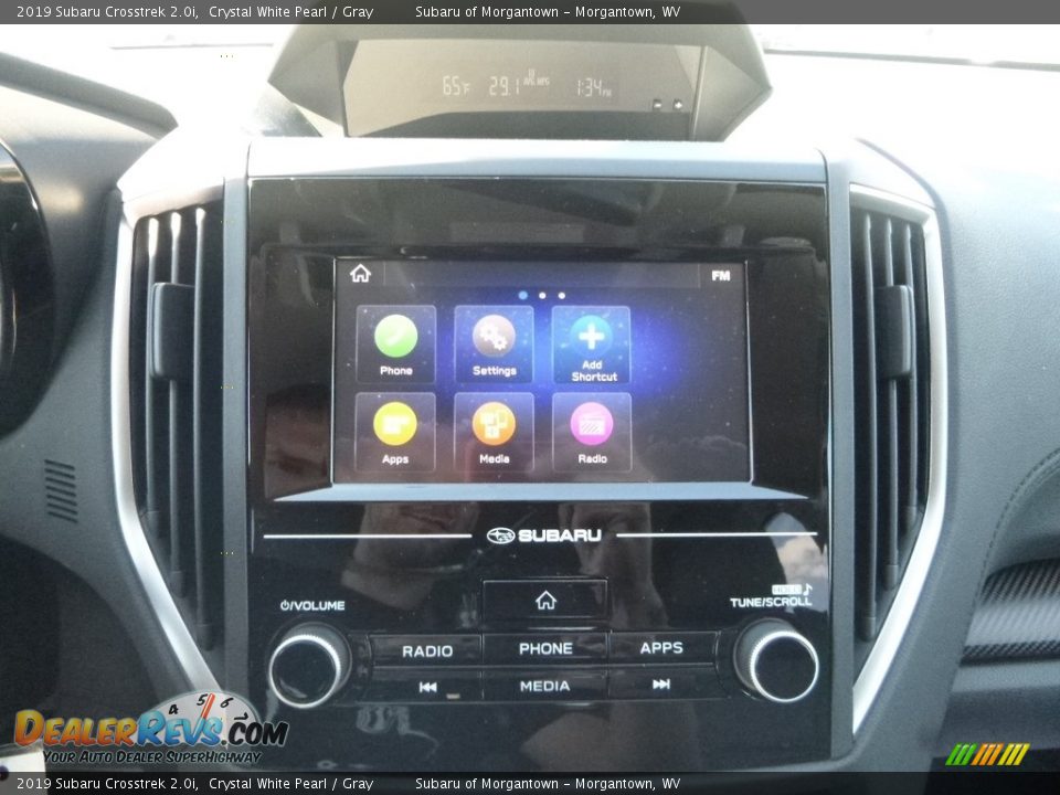 2019 Subaru Crosstrek 2.0i Crystal White Pearl / Gray Photo #16