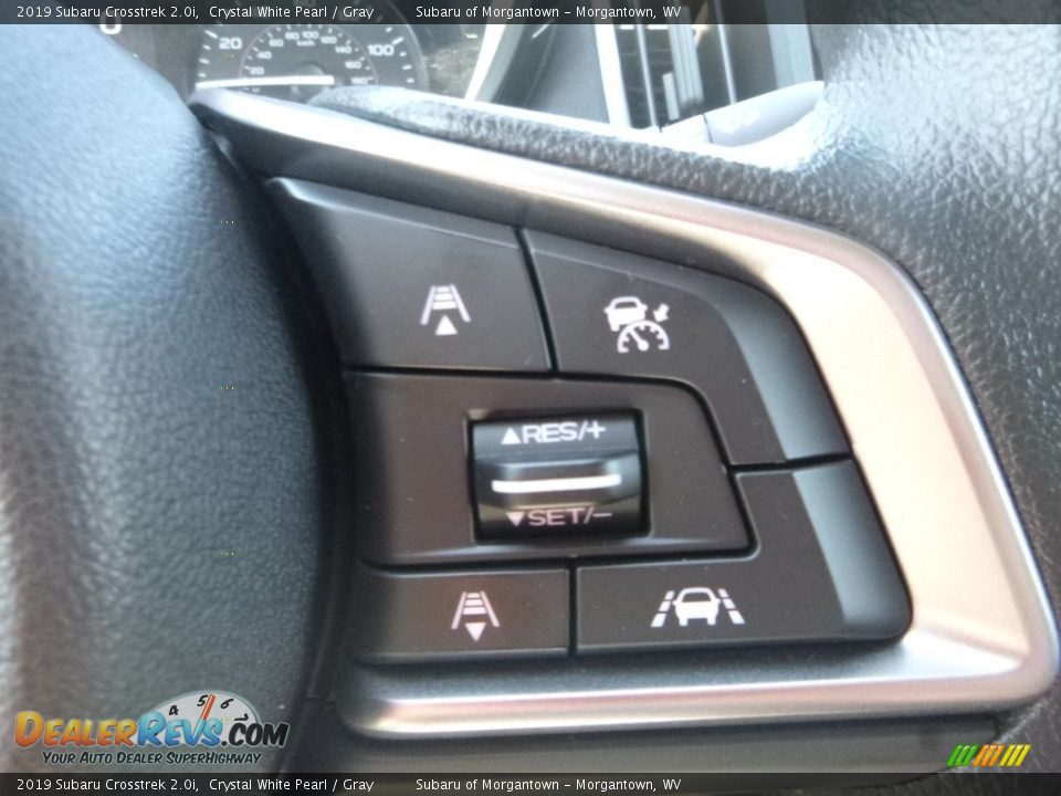 2019 Subaru Crosstrek 2.0i Crystal White Pearl / Gray Photo #18