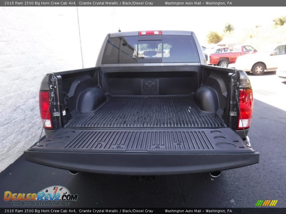 2016 Ram 1500 Big Horn Crew Cab 4x4 Granite Crystal Metallic / Black/Diesel Gray Photo #11