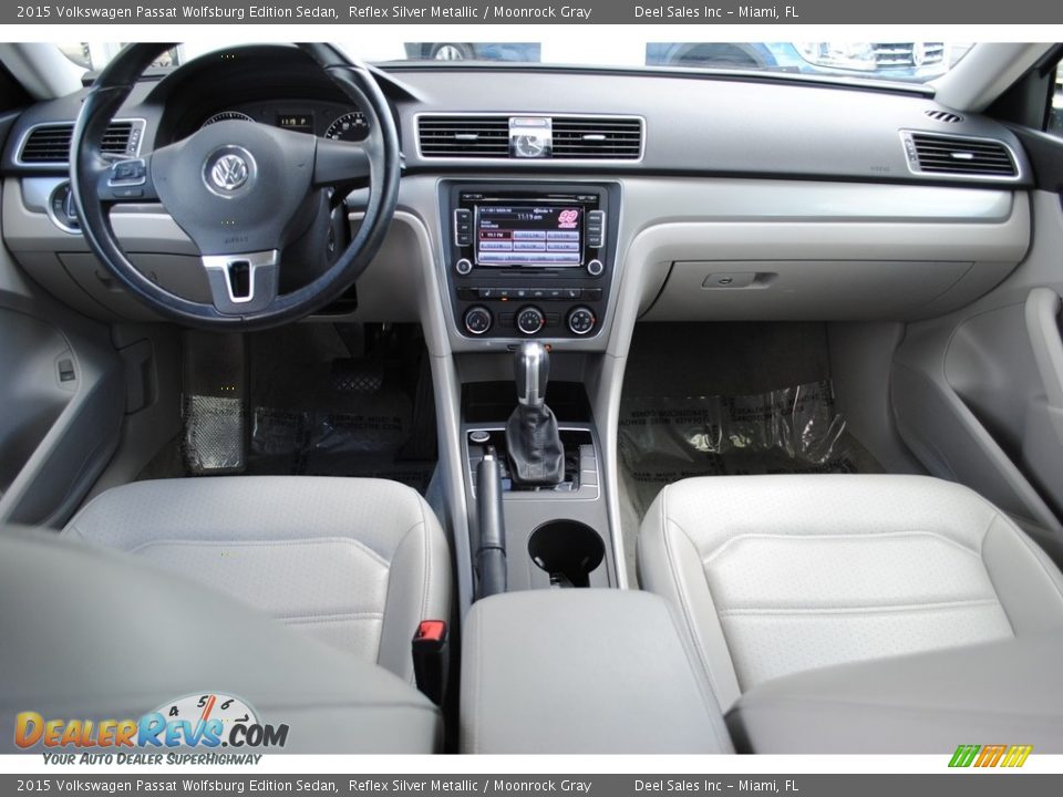 2015 Volkswagen Passat Wolfsburg Edition Sedan Reflex Silver Metallic / Moonrock Gray Photo #13