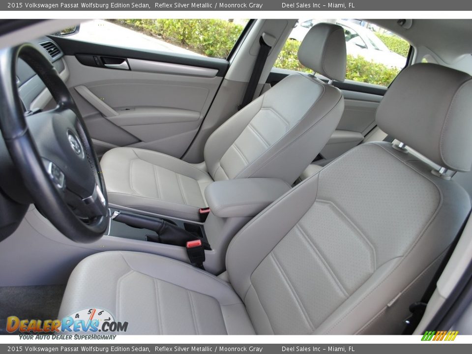 2015 Volkswagen Passat Wolfsburg Edition Sedan Reflex Silver Metallic / Moonrock Gray Photo #14