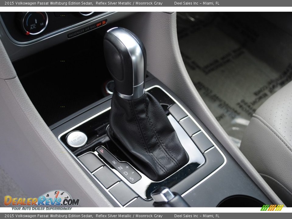 2015 Volkswagen Passat Wolfsburg Edition Sedan Reflex Silver Metallic / Moonrock Gray Photo #15