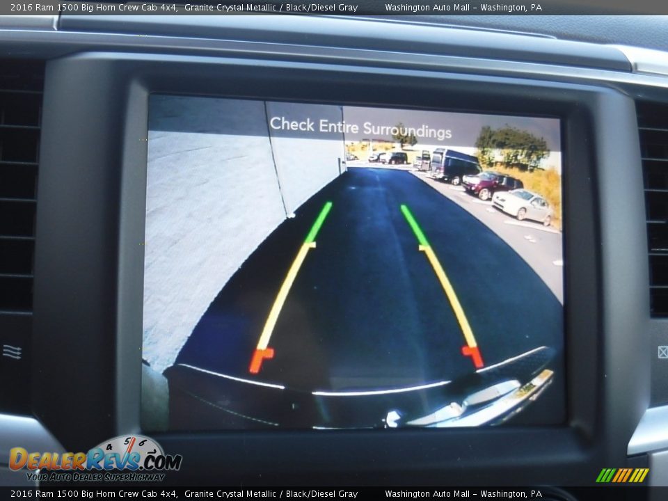 2016 Ram 1500 Big Horn Crew Cab 4x4 Granite Crystal Metallic / Black/Diesel Gray Photo #20