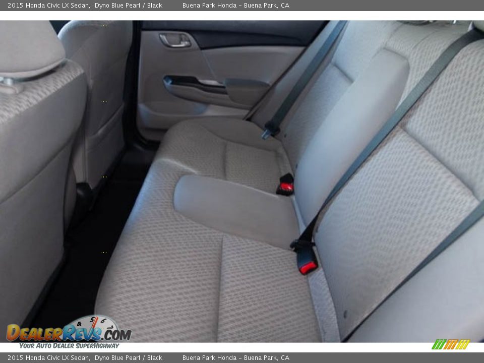 2015 Honda Civic LX Sedan Dyno Blue Pearl / Black Photo #4