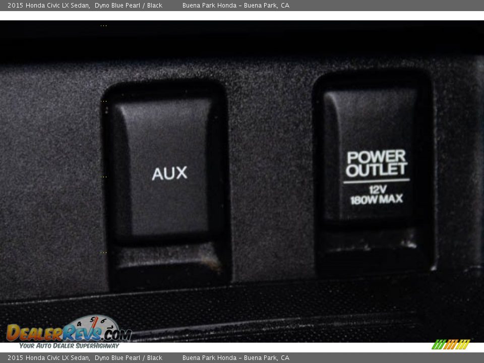 2015 Honda Civic LX Sedan Dyno Blue Pearl / Black Photo #15