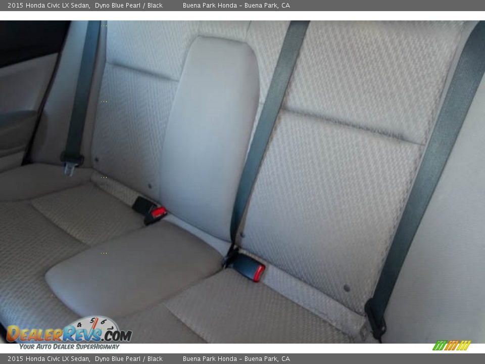 2015 Honda Civic LX Sedan Dyno Blue Pearl / Black Photo #17