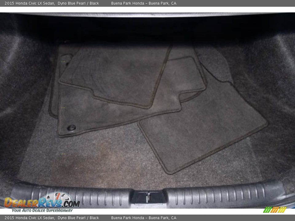 2015 Honda Civic LX Sedan Dyno Blue Pearl / Black Photo #18