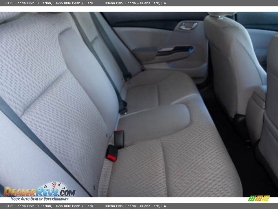 2015 Honda Civic LX Sedan Dyno Blue Pearl / Black Photo #19