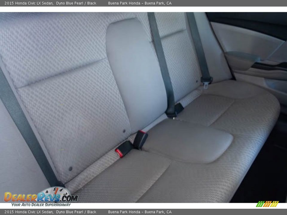2015 Honda Civic LX Sedan Dyno Blue Pearl / Black Photo #20