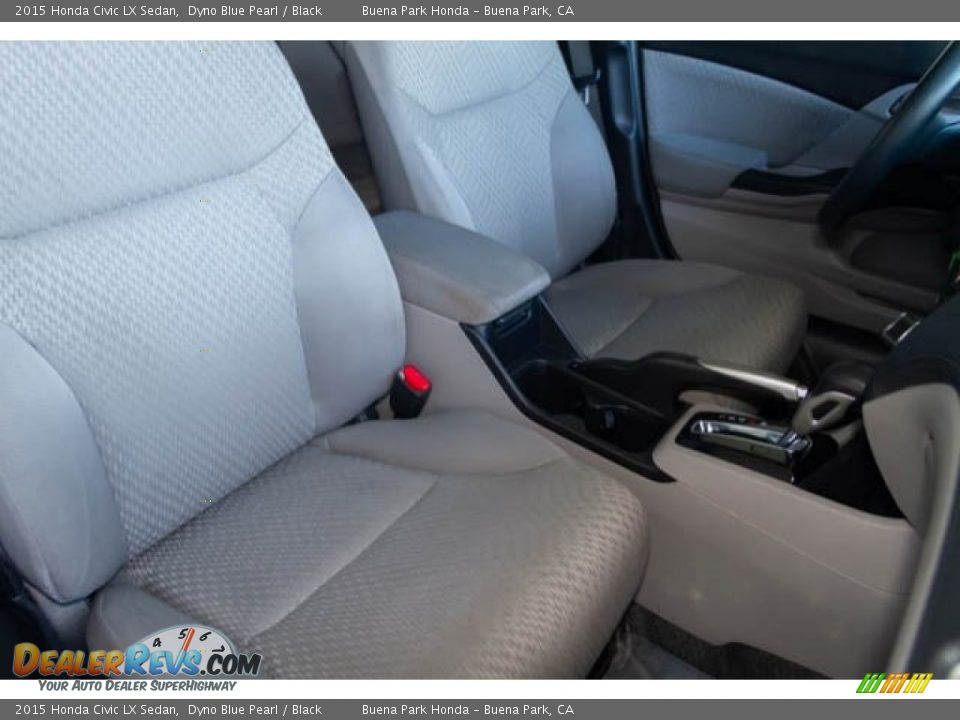 2015 Honda Civic LX Sedan Dyno Blue Pearl / Black Photo #22