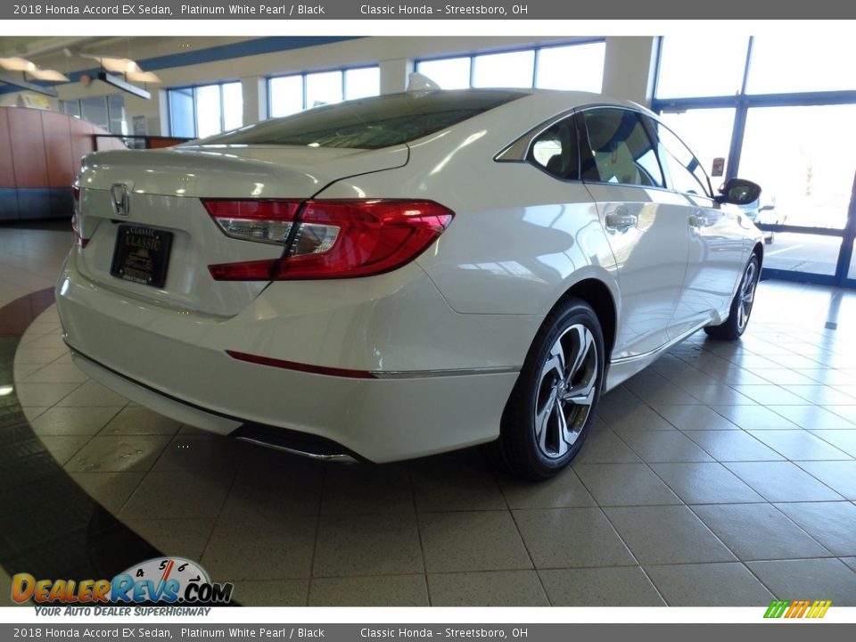 2018 Honda Accord EX Sedan Platinum White Pearl / Black Photo #5
