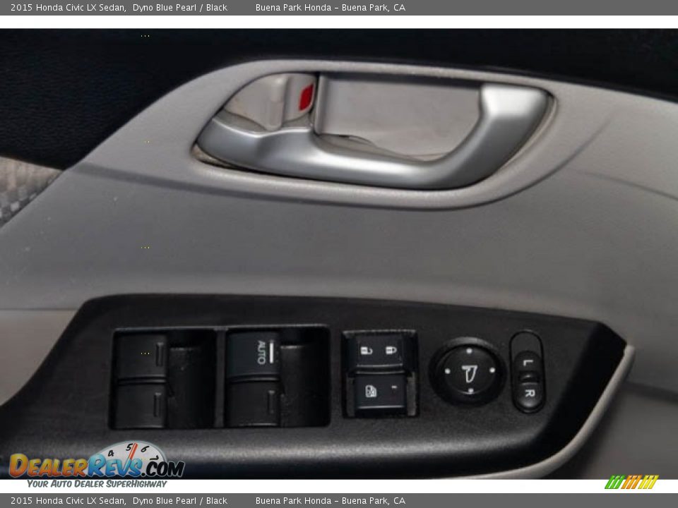 2015 Honda Civic LX Sedan Dyno Blue Pearl / Black Photo #27