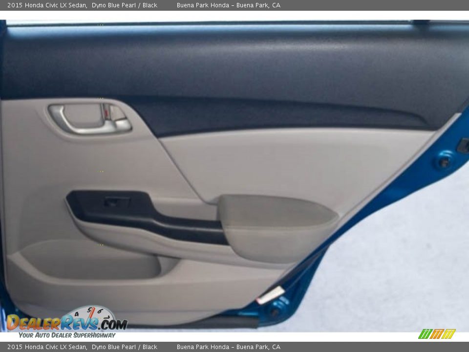 2015 Honda Civic LX Sedan Dyno Blue Pearl / Black Photo #29