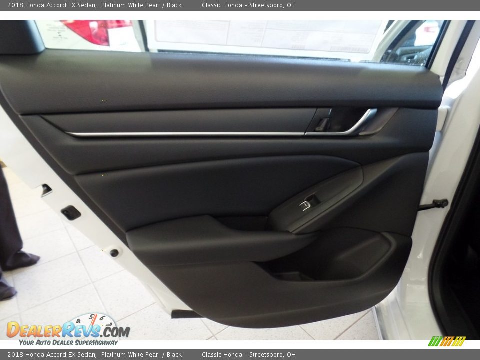 2018 Honda Accord EX Sedan Platinum White Pearl / Black Photo #10