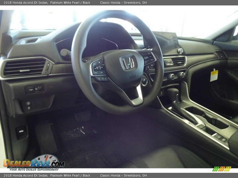 2018 Honda Accord EX Sedan Platinum White Pearl / Black Photo #11