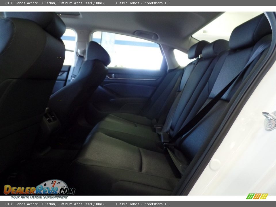 2018 Honda Accord EX Sedan Platinum White Pearl / Black Photo #13