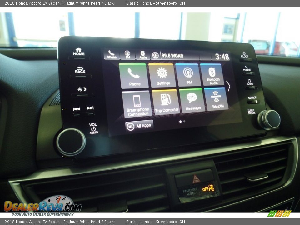 2018 Honda Accord EX Sedan Platinum White Pearl / Black Photo #15