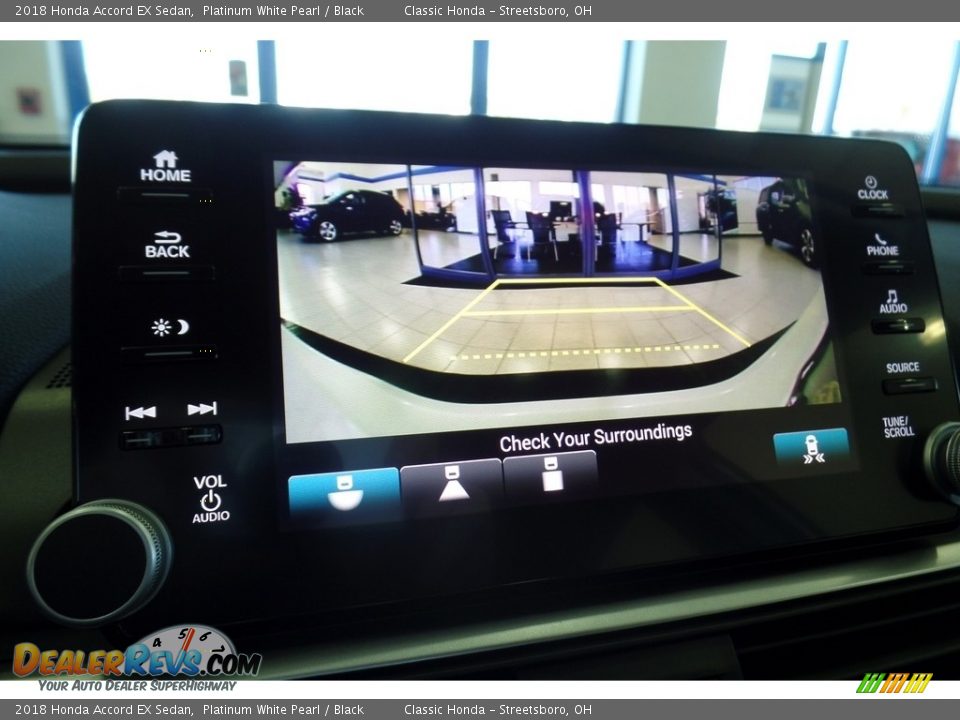 2018 Honda Accord EX Sedan Platinum White Pearl / Black Photo #16
