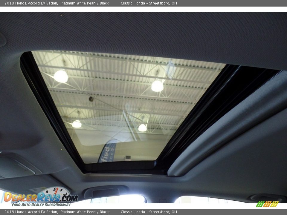 2018 Honda Accord EX Sedan Platinum White Pearl / Black Photo #19